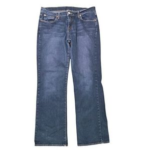 Lucky Brand Midrise Flare Blue Jeans